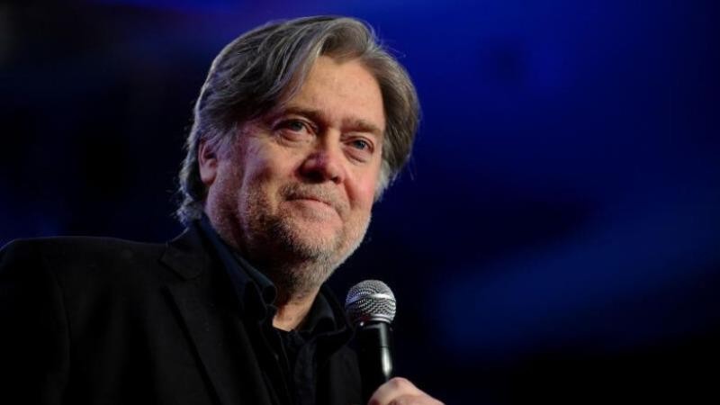 Cựu chiến lược gia của Nhà Trắng Steve Bannon tại một hội nghị ở Washington tháng 10/2017. 