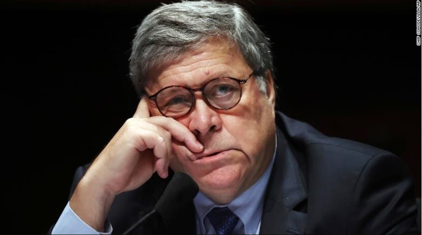 Bộ trưởng Tư pháp Mỹ William Barr.