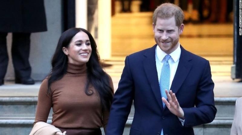 Hoàng tử Harry và vợ Meghan Markle.