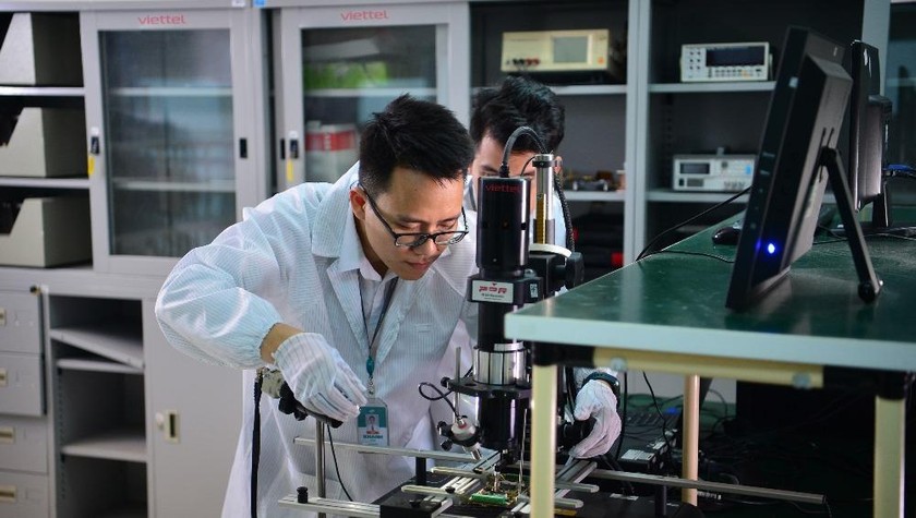 Hoạt động nghiên cứu, sản xuất tại Viettel ứng dụng nhiều từ các bừng sáng chế.