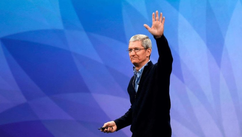 CEO Tim Cook. Ảnh: Getty/Stephen Lam.