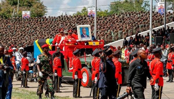 Tang lễ Tổng thống John Magufuli.