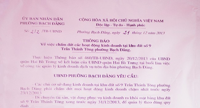 Tối qua niêm phong Zone 9