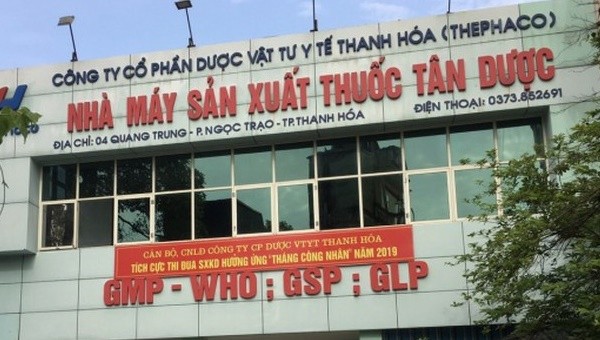 Công ty CP Dược vật tư y tế Thanh Hóa: Không sai phạm trong sản xuất, kinh doanh