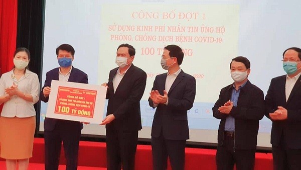 100 tỷ đồng nhắn tin ủng hộ phòng, chống dịch Covid-19 được dùng mua trang thiết bị y tế 