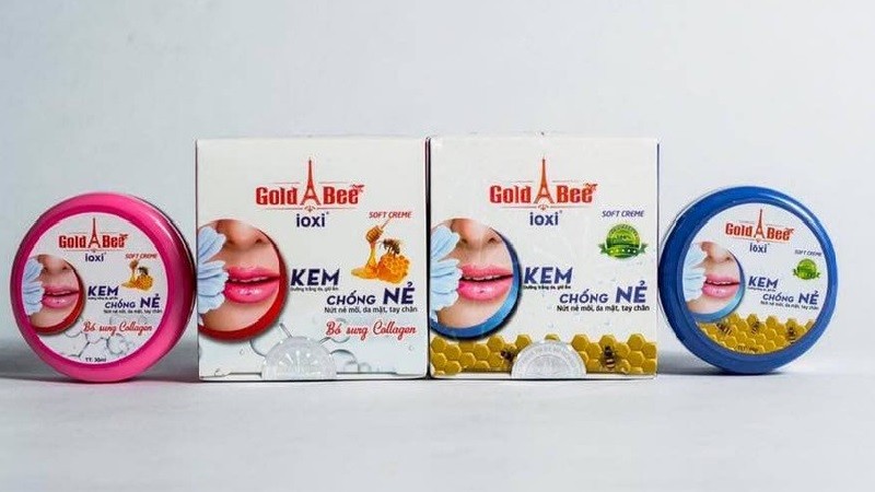 Đình chỉ lưu hành sản phẩm kem nẻ Gold Bee do không đạt chuẩn chất lượng (Ảnh: Internet)