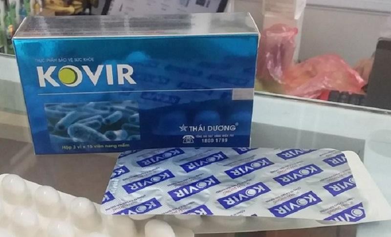 Sản phẩm TPCN Kovir hỗ trợ điều trị COVID-19 (ảnh: kinhtenongthon)