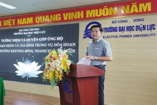 PGS.TS Đinh Văn Châu tại buổi phát động.