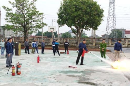 Đại học Điện lực tập huấn nâng cao công tác phòng chữa cháy cho giảng viên, sinh viên