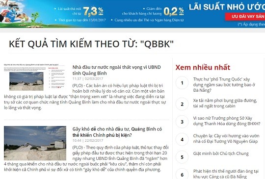 Quảng Bình: Hết lý do trì hoãn thay đổi giấy phép đầu tư, cơ quan chức năng chơi trò “đá bóng“?