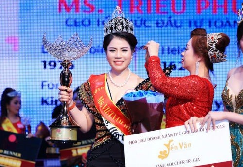 Công an kêu gọi Tân hoa hậu Doanh nhân thế giới 2018 Nguyễn Thị Nhung ra đầu thú