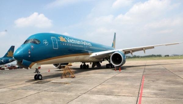 Máy bay Vietnam Airlines.