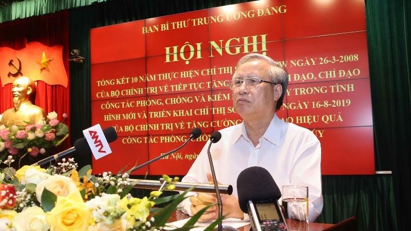 Thường trực Ban Bí thư Trần Quốc Vượng. (Ảnh: VGP)