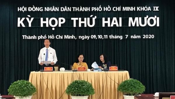 Kỳ họp thứ 20 HĐND TP HCM khai mạc ngày 9/7.