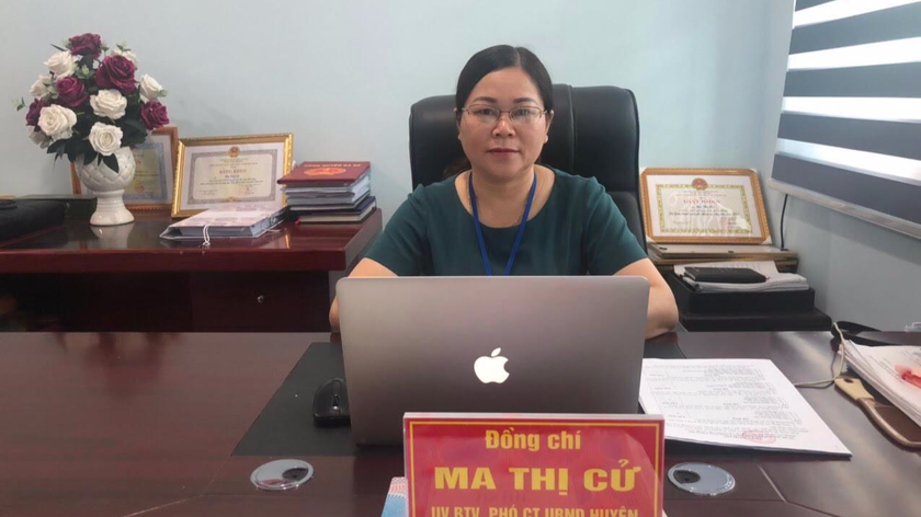 Bà Ma Thị Cử.