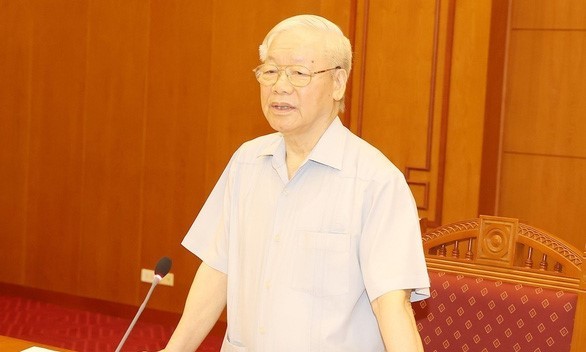 Tổng Bí thư Nguyễn Phú Trọng chủ trì cuộc họp