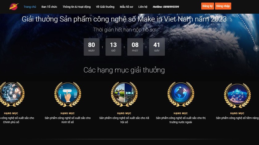 Các hạng mục của Giải thưởng năm 2023. (Ảnh minh họa)