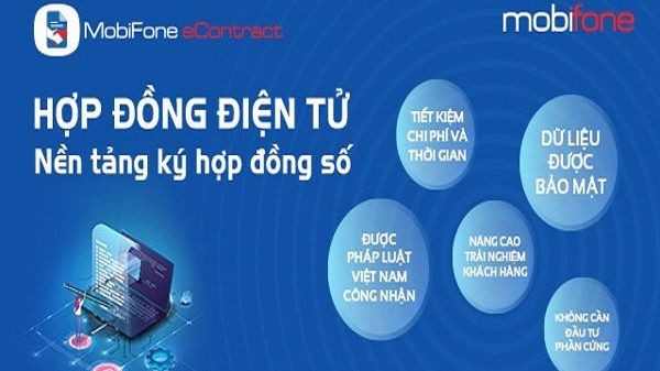 MobiFone eContract mang lại lợi đơn lợi kép cho khách hàng. 