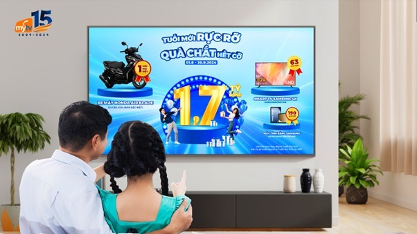 Tuổi mới rực rỡ - Quà chất hết cỡ - chương trình khuyến mại tri ân 15 năm ra mắt MyTV.