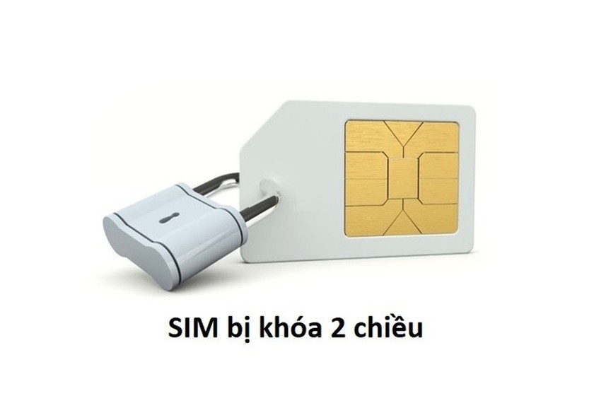 Sim bị khóa 2 chiều. (Ảnh minh họa: FPT shop)