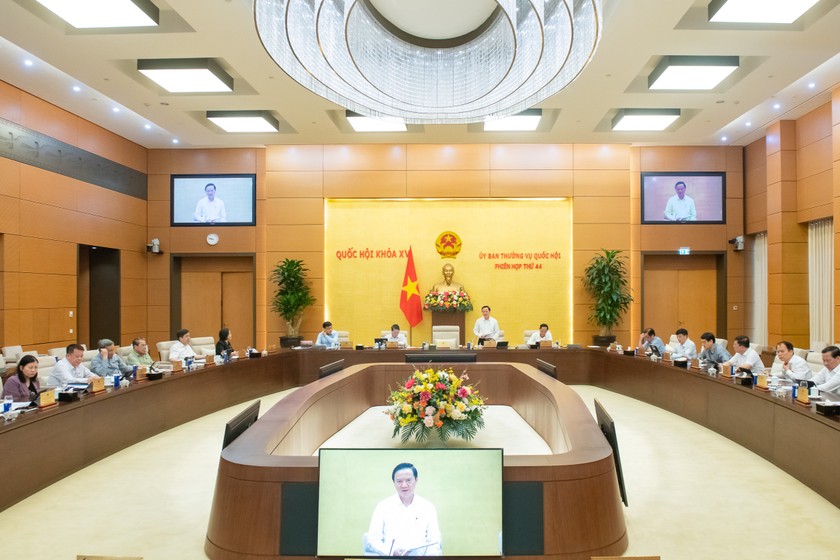 Quang cảnh Phiên họp ngày 26/4. (Ảnh: Cổng TTĐTQH)