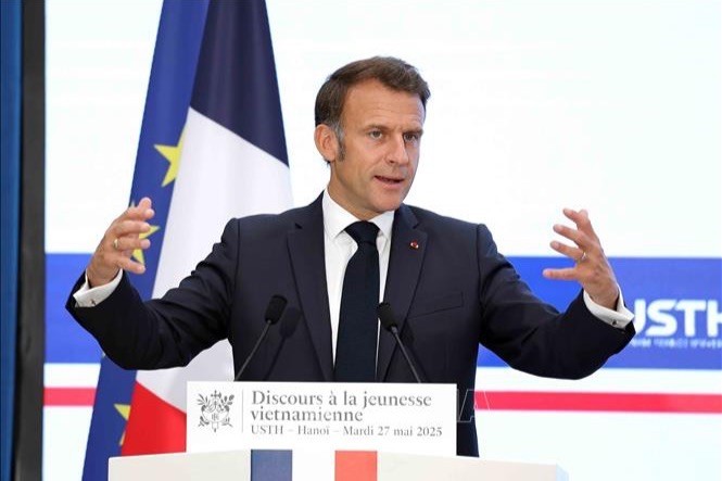 Tổng thống Pháp Emmanuel Macron. (Ảnh: TTXVN)