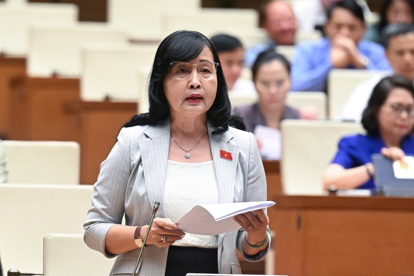 Đại biểu Trần Thị Thu Đông. (Ảnh: Cổng TTĐTQH)