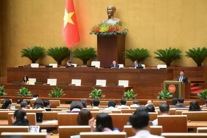 Quang cảnh phiên họp. (Ảnh: Cổng TTĐTQH)