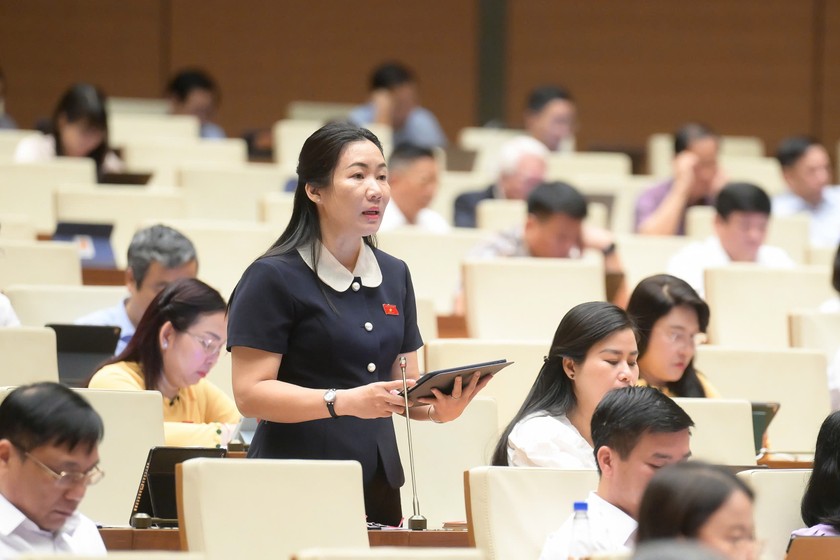 Đại biểu Trần Thị Thu Phước. (Ảnh: Cổng TTĐTQH) 