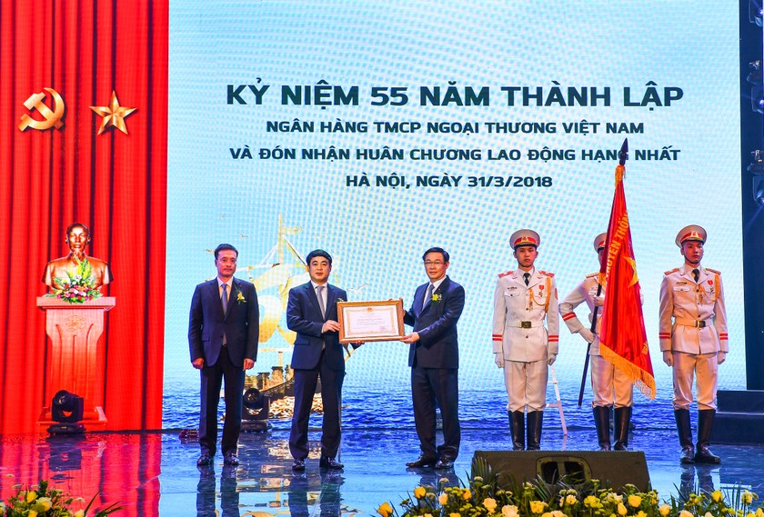 Vietcombank đã đặt một mốc son trong lịch sử phát triển vào năm 2018