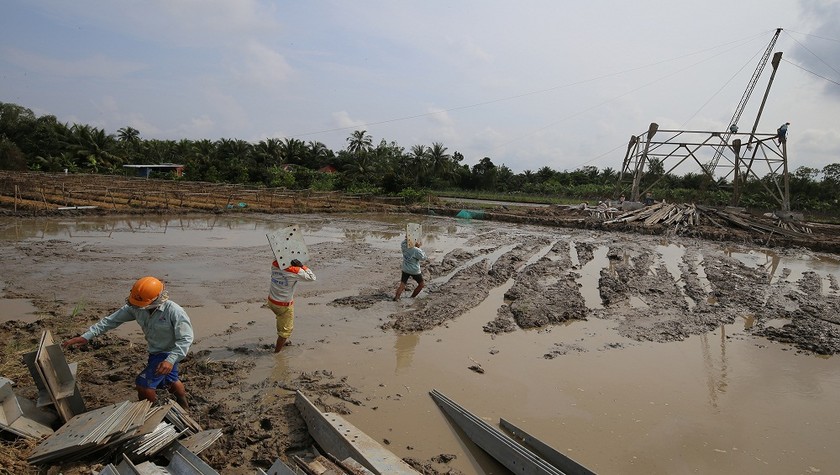 Đơn vị xây lắp đang tập trung hoàn thành giai đoạn 1 dự án trong tháng 12/2019