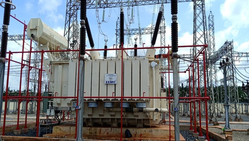 Trạm biến áp 220 kV Châu Đức vừa được đóng điện, chào mừng ngày Quốc khánh 2/9