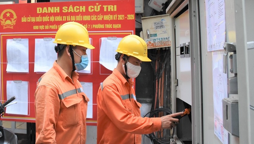 EVN đã triển khai toàn bộ lực lượng đảm bảo cung cấp điện an toàn cho ngày bầu cử sắp tới.