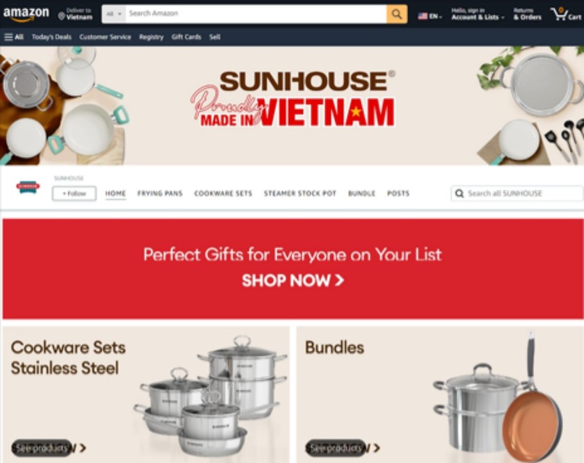 Nhà bán hàng Sunhouse đã gia tăng doanh số 47% trong 2 ngày Prime Day trên Amazon