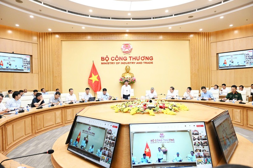 Hội nghị được thực hiện trực tuyến với các địa phương