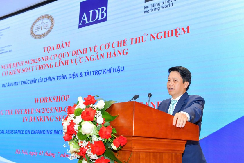 Thực hiện Cơ chế thử nghiệm có kiểm soát đầu tiên trong lĩnh vực ngân hàng