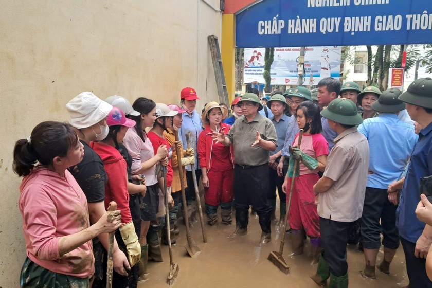 Thủ tướng Phạm Minh Chính tới Yên Bái chỉ đạo ứng phó, khắc phục hậu quả mưa lũ, thiên tai