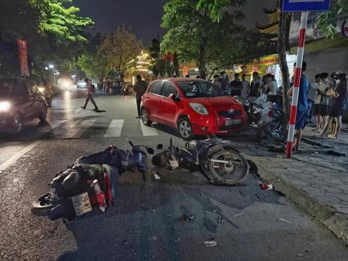 Hiện trường vụ tai nạn