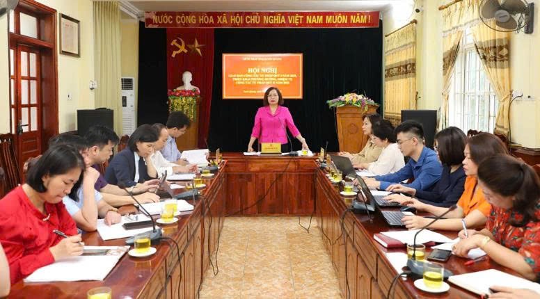 Sở Tư pháp Tuyên Quang tổ chức Hội nghị giao ban công tác tư pháp quý I năm 2025. (Ảnh: Sở Tư pháp Tuyên Quang)