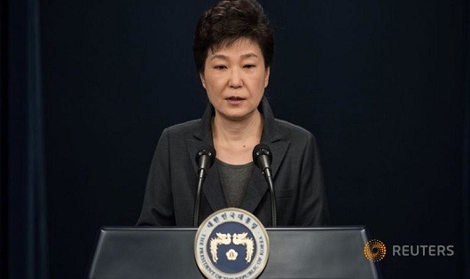 Tổng thống Hàn Quốc Park Geun-hye.