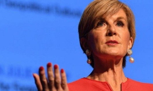 Ngoại trưởng Australia Julie Bishop. Ảnh: Internet