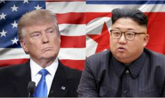 Ông Trump và ông Kim.