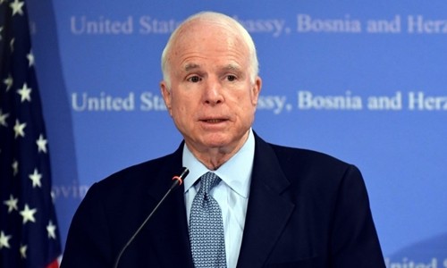 Thượng nghị sỹ Mỹ John McCain.