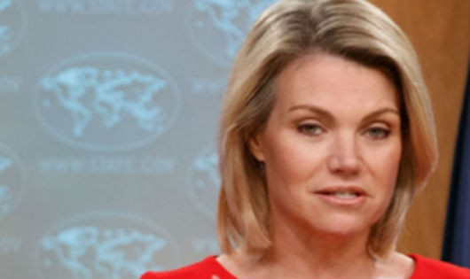 Người phát ngôn Bộ Ngoại giao Mỹ Heather Nauert.