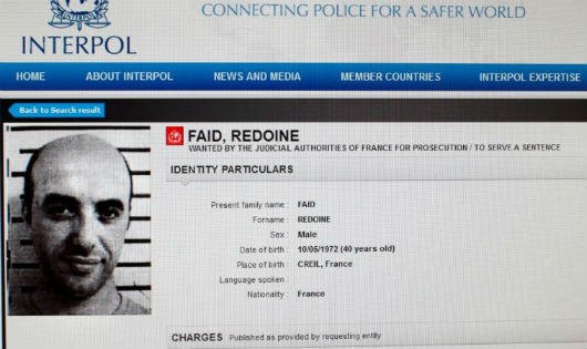 Tên Redoine Faid.