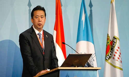 Ông Meng Hongwei.