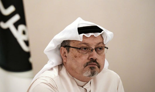 Nhà báo Khashoggi.