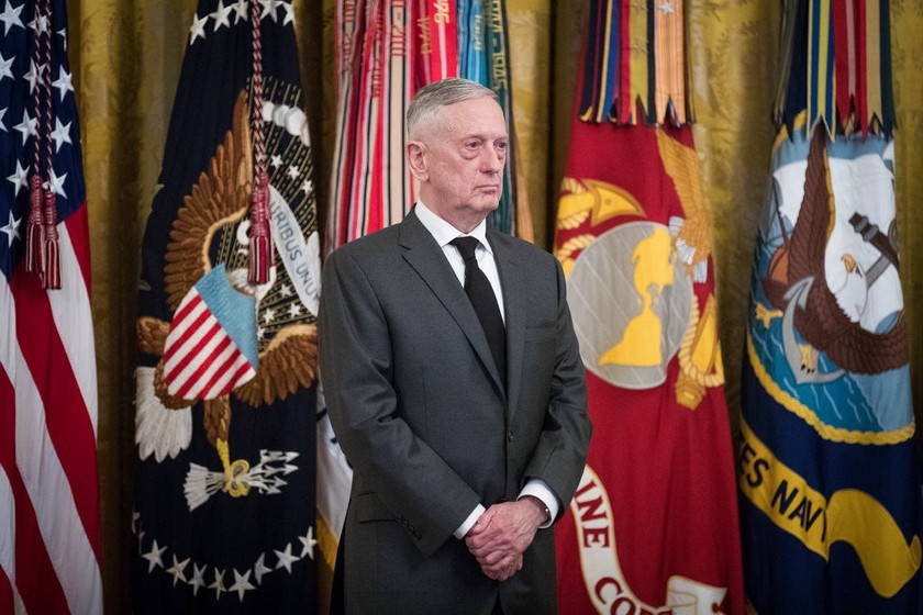 Bộ trưởng Quốc phòng Mỹ James Mattis.