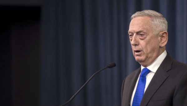 Cựu Bộ trưởng Quốc phòng Mỹ James Mattis.