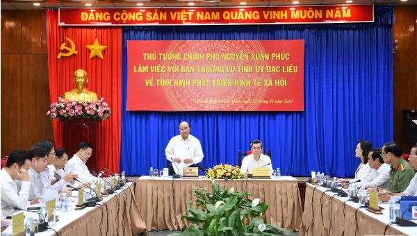 Thủ tướng phát biểu tại buổi làm việc. Ảnh: Chinhphu.vn